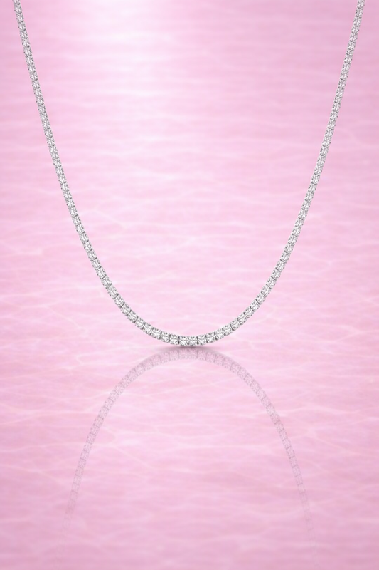 Héra Crushed Ice Tennis Necklace